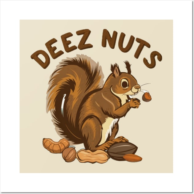 Deez Nuts retro Wall Art by Aldrvnd